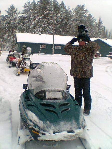 Another cousin

We had a gigantic spring storm here, 33&quot; in April last year, we ran up to a bar about 20 miles from my place breaking trail and w