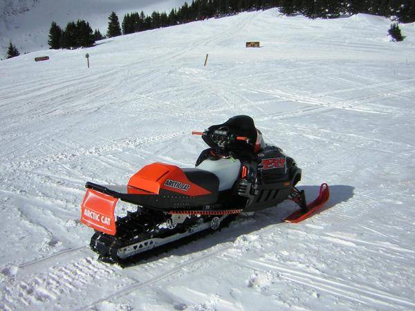 Arctic Cat on pass