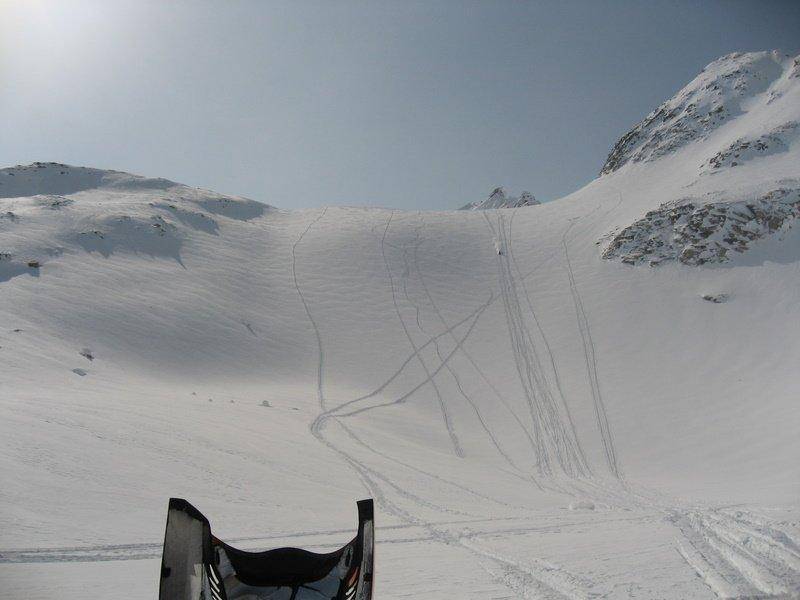 Back Side of the Wall White Pass summit