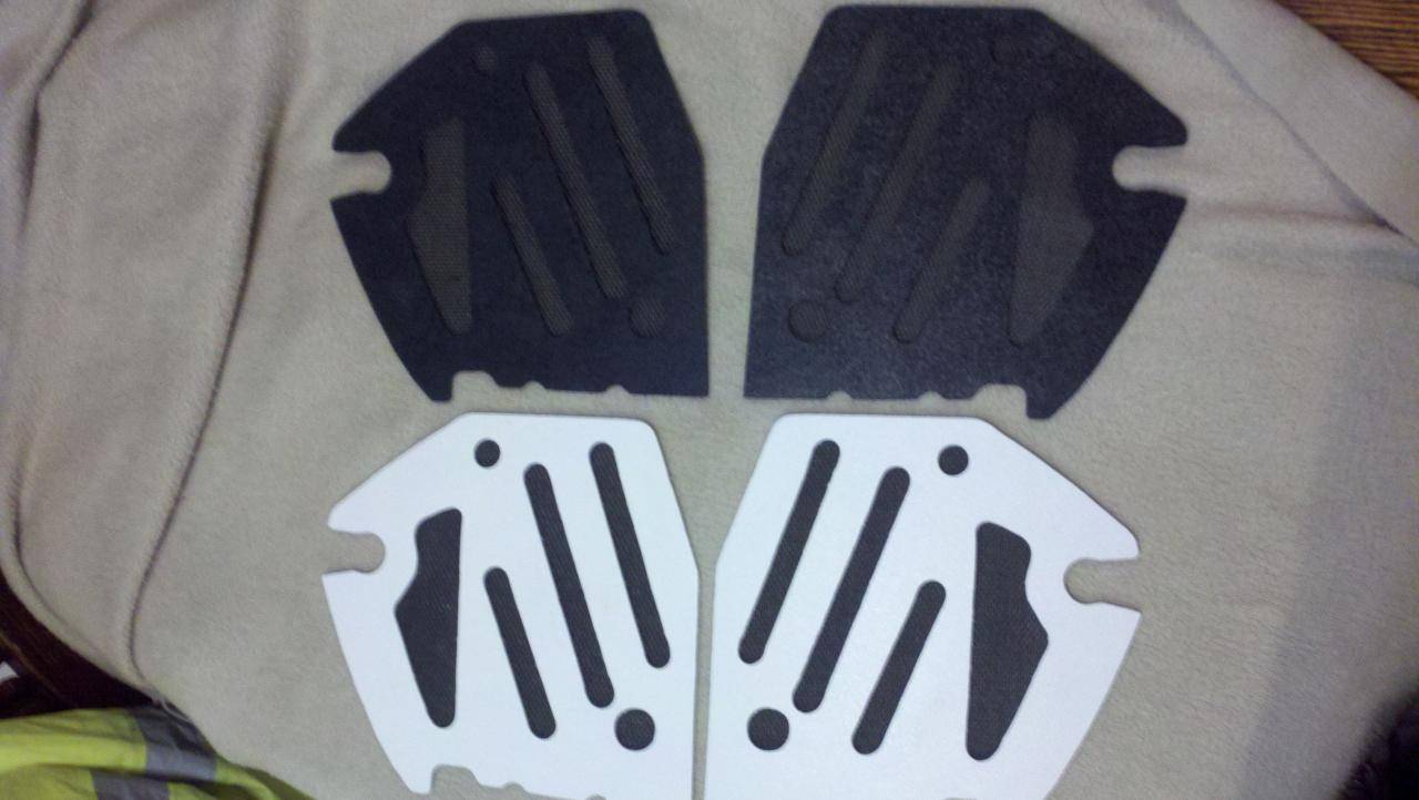 Black or white footwell Vents By Mike Taylor