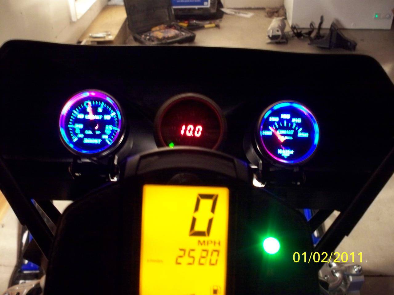 Boost  Air/Fuel  Water Temp