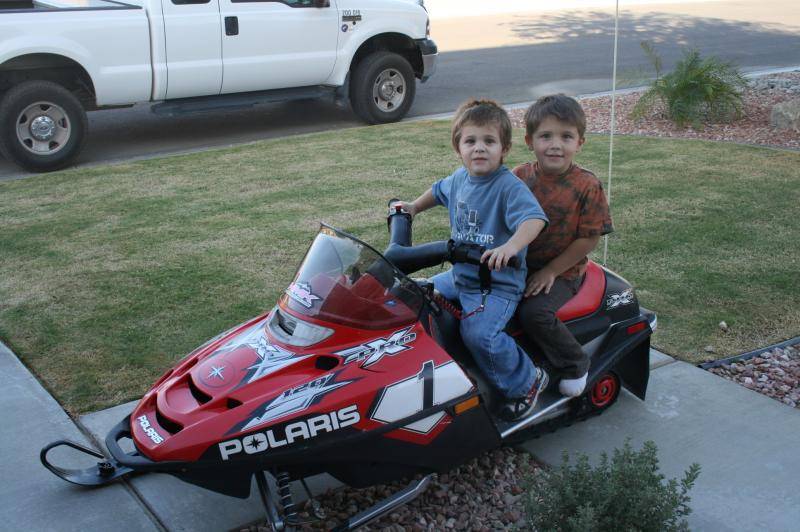 Boys and Polaris 120