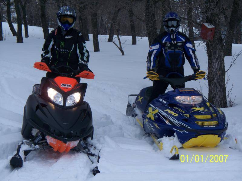 buddy on his 2010 M8