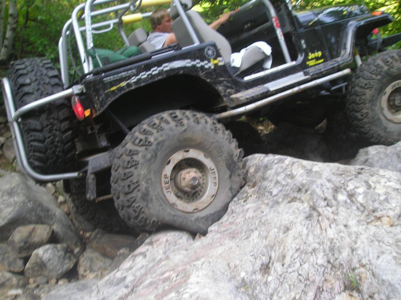 Buddy Taking our Jeep for ride