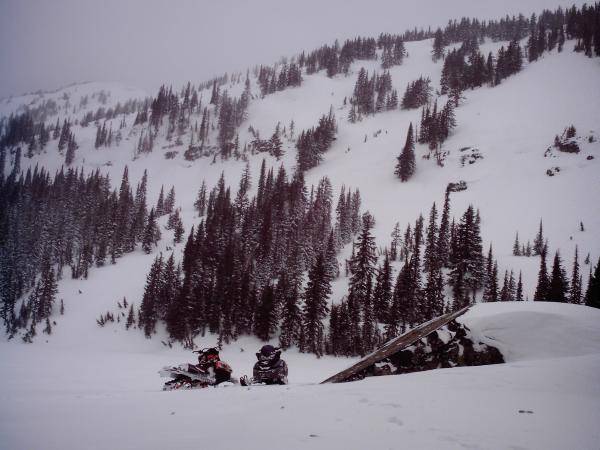 Burk Lake resting - after climbing all day!