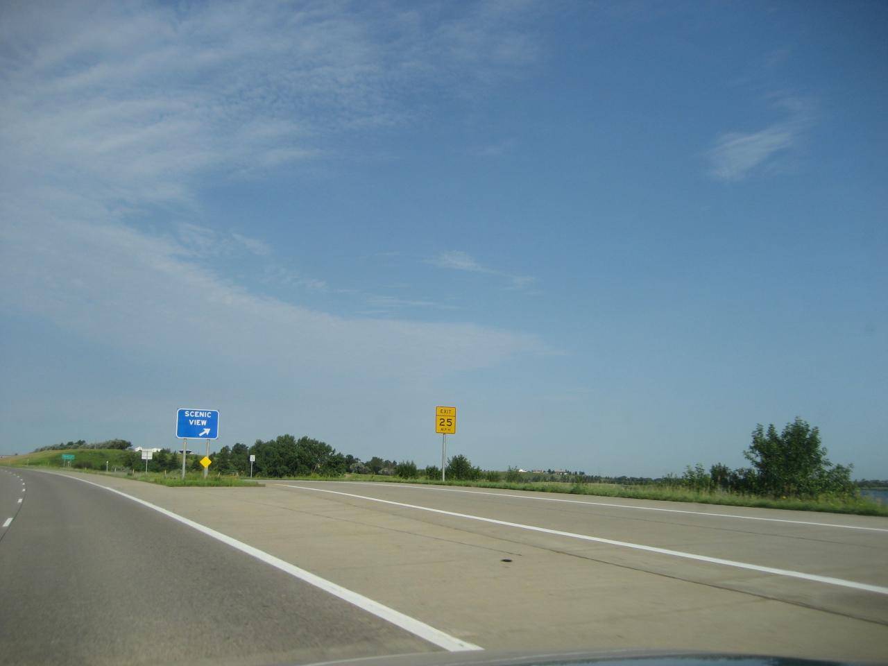 Can you believe this? A scenic outlook in North Dakota. Talk about an oximoron.