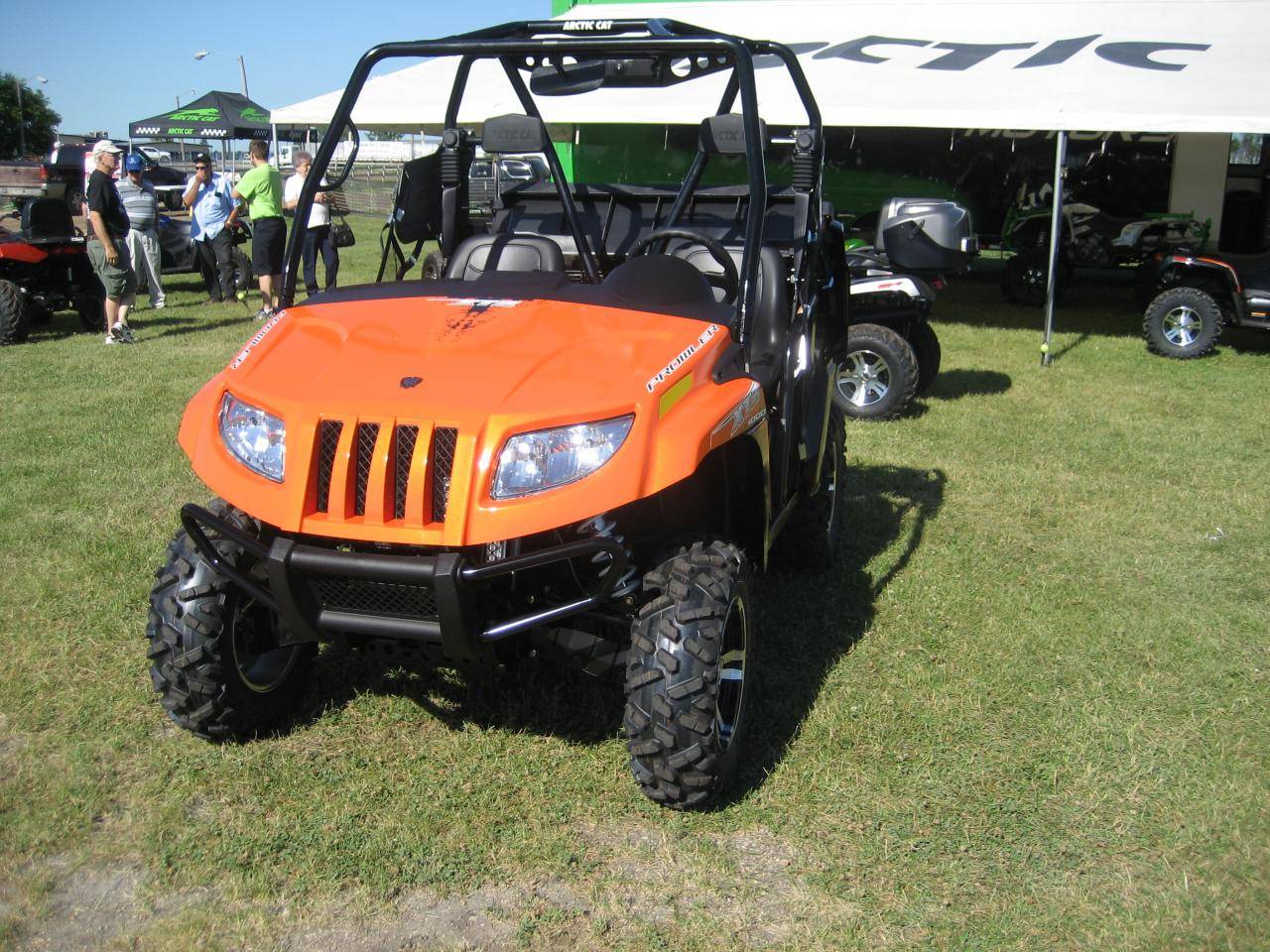 Cat had its ATVs on display. Hey, they make some cool stuff.