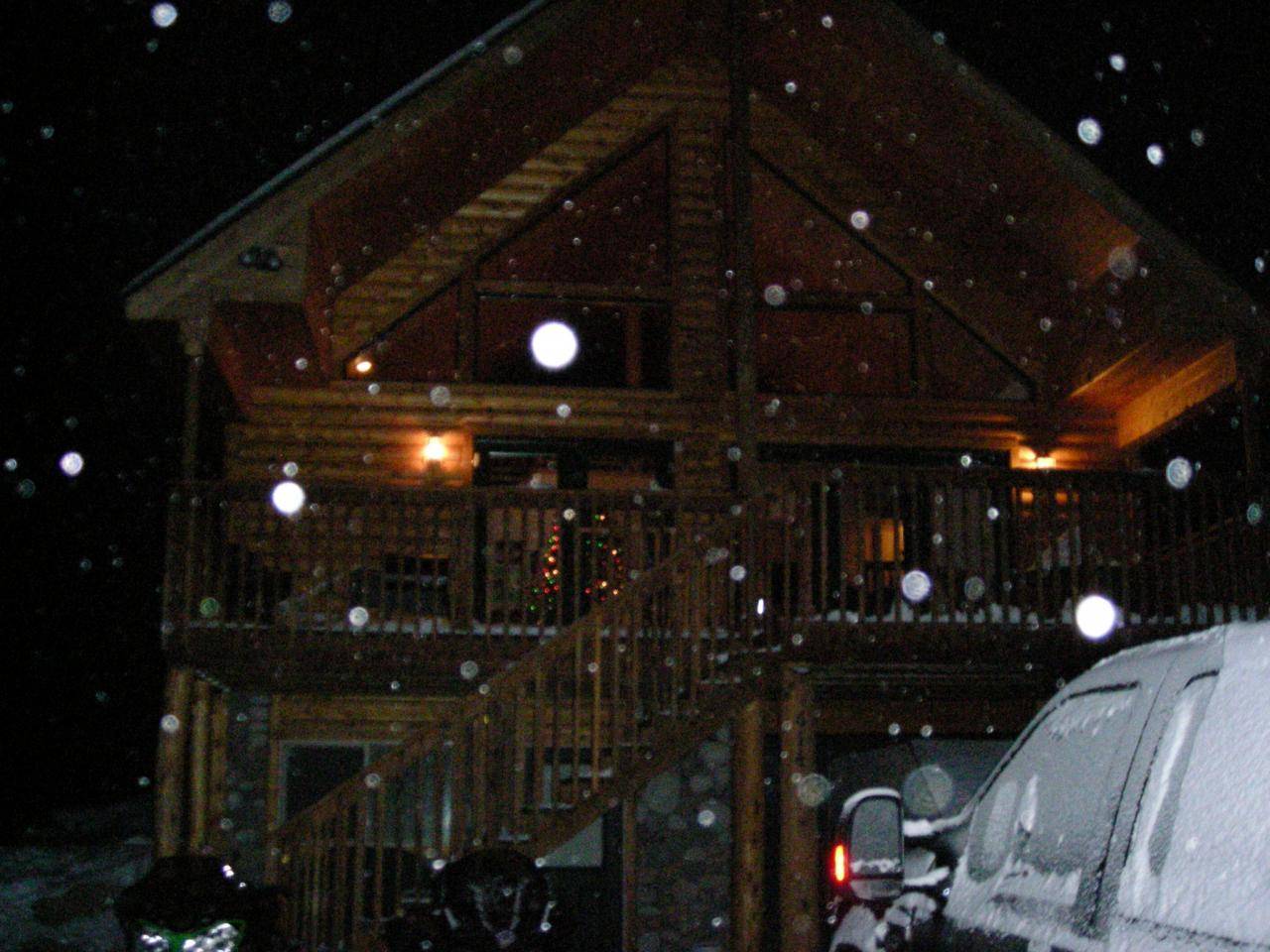 Christmas 2009 Grand Lake Snow falling on Christmas Night.