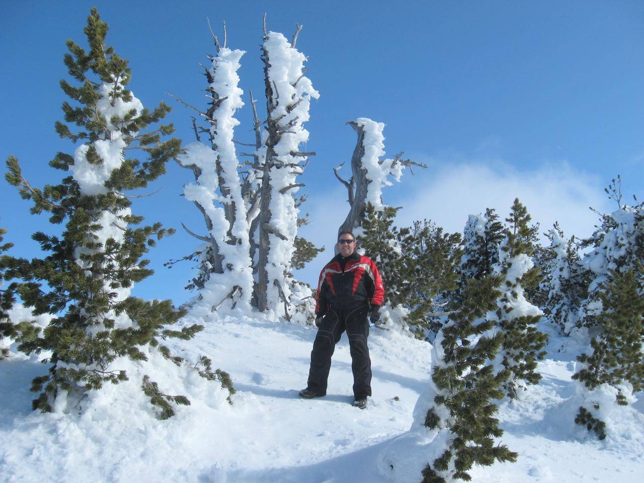 Close to the top of Paulina peak