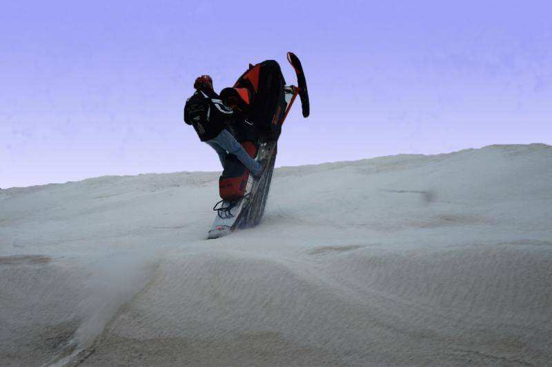 Cory going for a ride up a hill