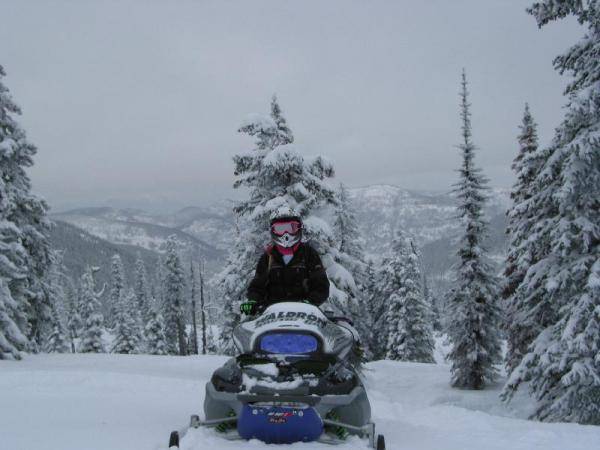 CW enjoying the snow