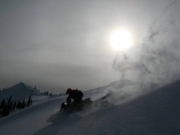 Dad landing a drop at 6 mile