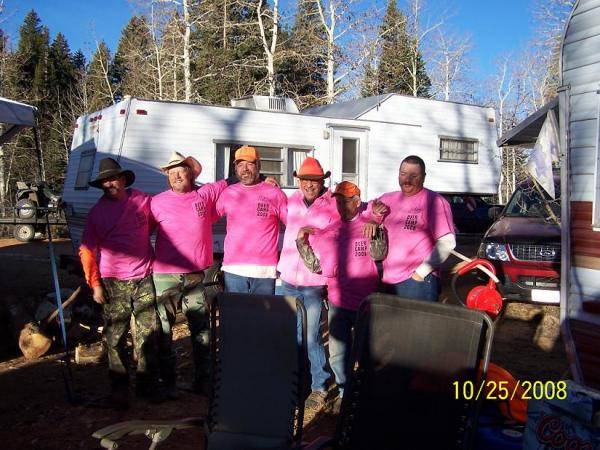 deer camp 08 only real men wear pink