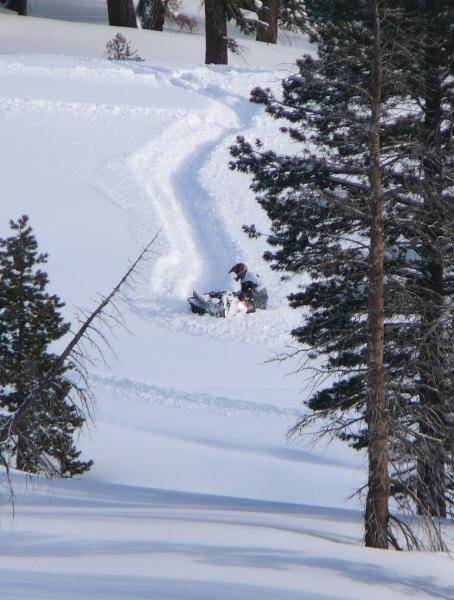 downhill stuck