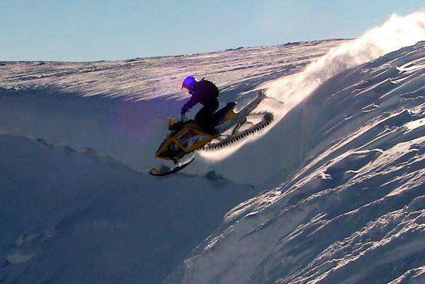 dropping a cornice, big horns 2007