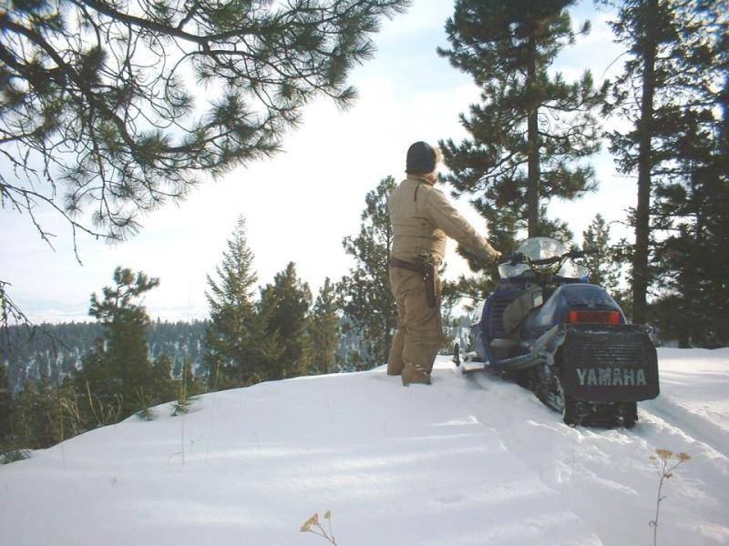 First ride, breakin in Wife's sled in the Elks