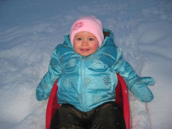 first time sledding