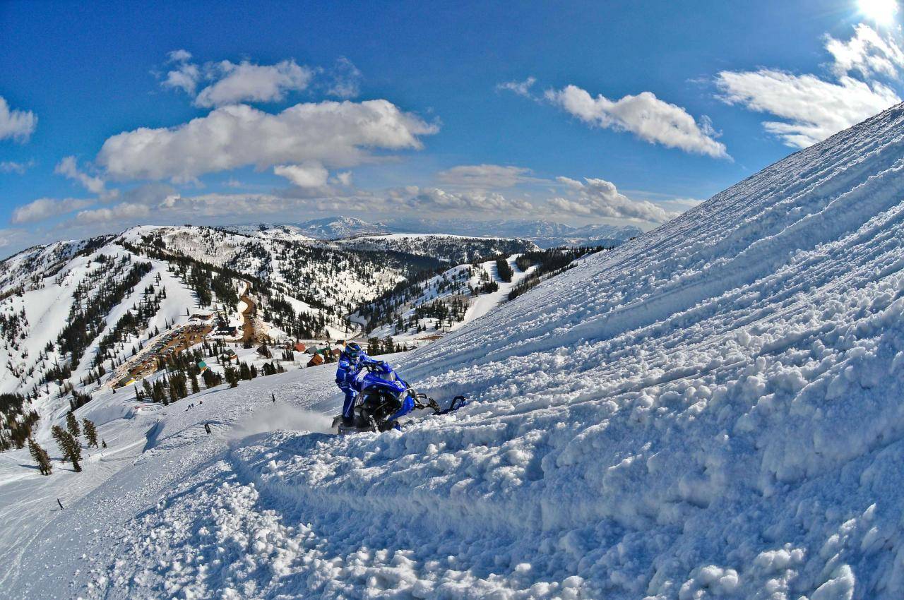 fish eye view Powder Mtn UT