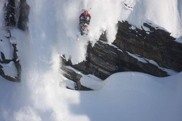 Geoff making a drop with lots of &quot;pow&quot;