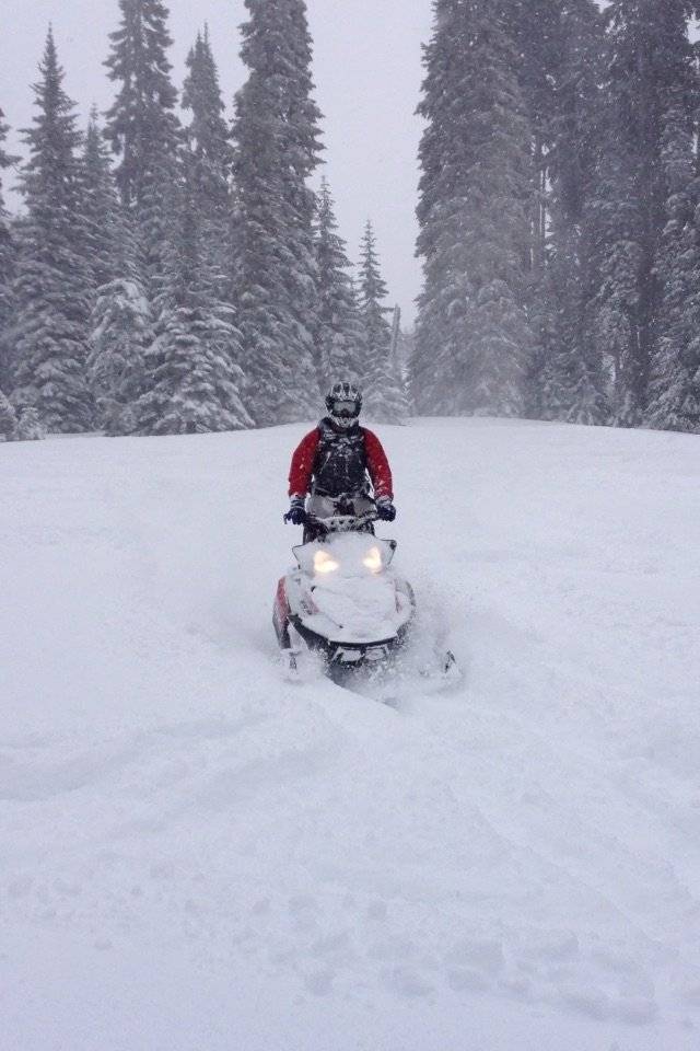 Good day of snow at gold creek