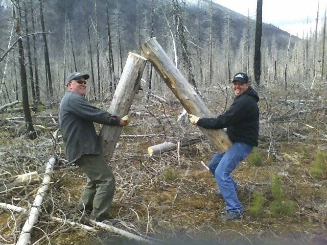 Got wood...good buddy Elmer!!