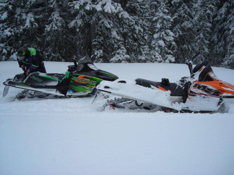 Grand Lake April 2009 Time to clean it off !! We had been plowing for 35 miles !! &gt;&gt;&gt;&gt;.