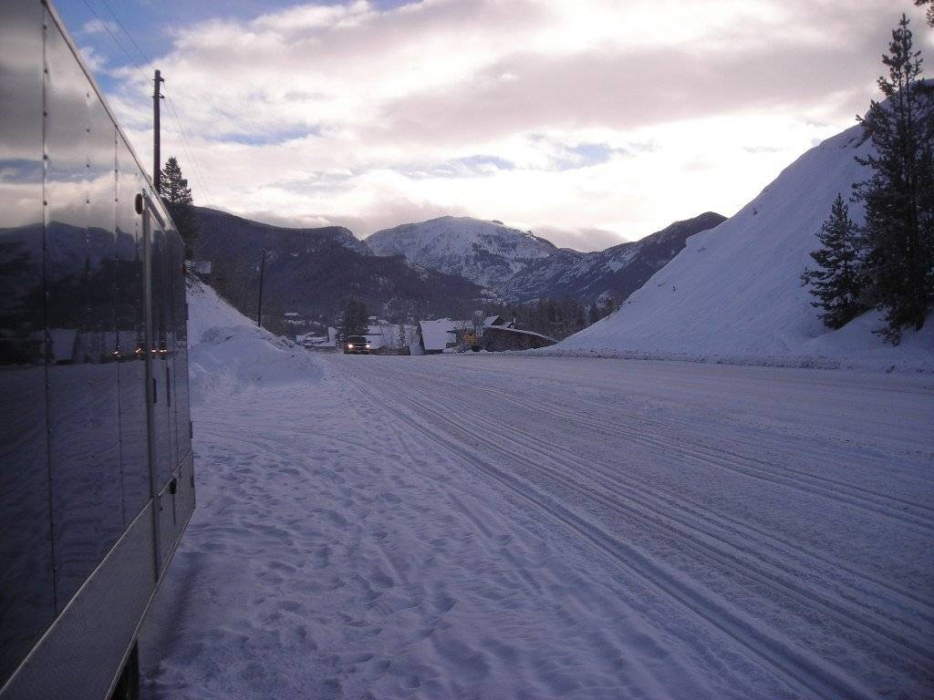 Grand Lake Christmas 2010 Start to a perfect day. Crystal clear morning looking down main street !!