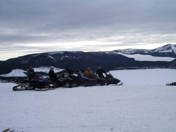 group ride at paulina, pic is above the two lakes