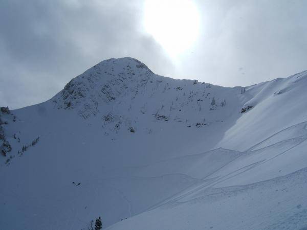 half way up the main bowl up waldon greek