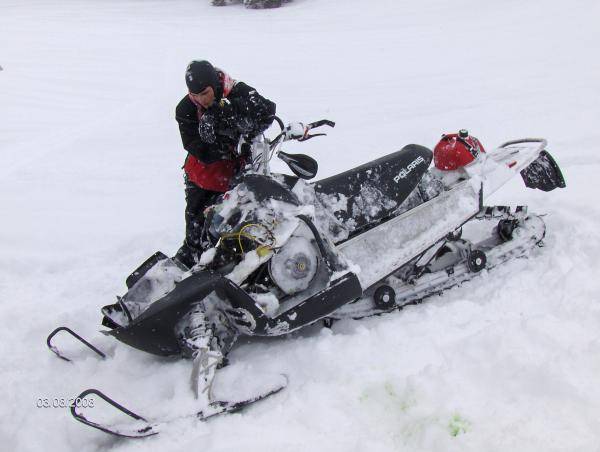 Here's what your sled will look like after I land on you.