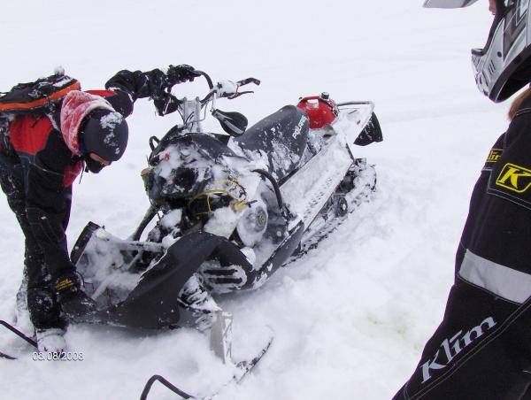 Here's what your sled will look like after I land on you.