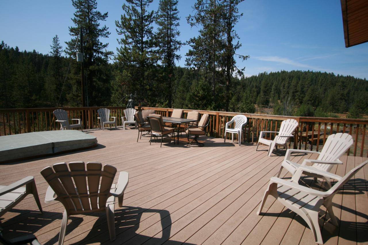 House deck and Hot Tub