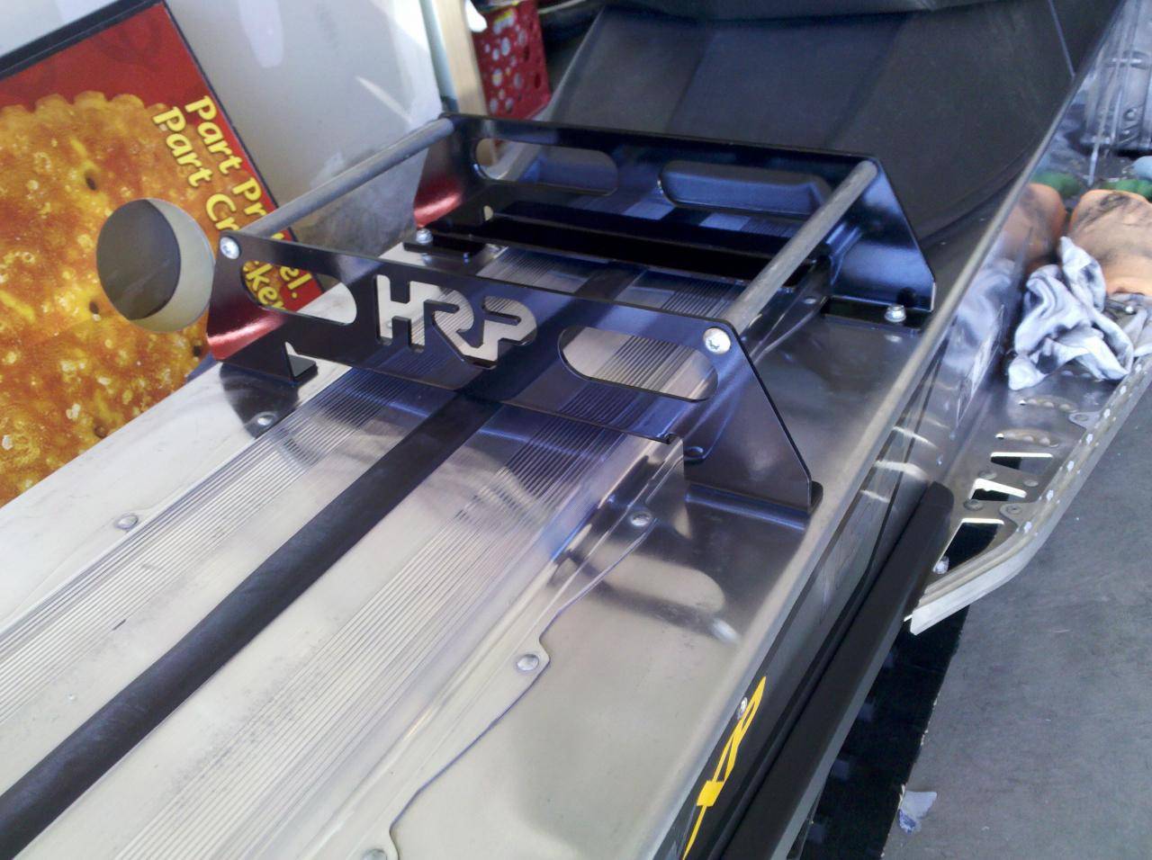 HRP gas rack painted black with everything else