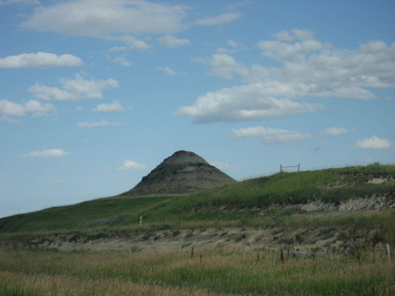 I think this is the highest mountain in North Dakota. Elevation: about 30 feet.