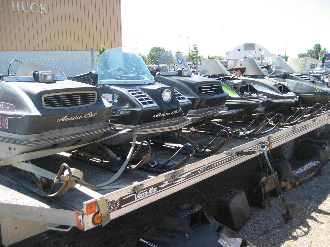 I though for a moment I was at a second-rate snowmobile rental operation.