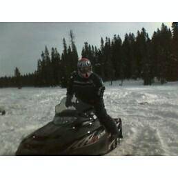 im an cat girl now, but old pic of me ridin a polaris when it was my favorite sled lol