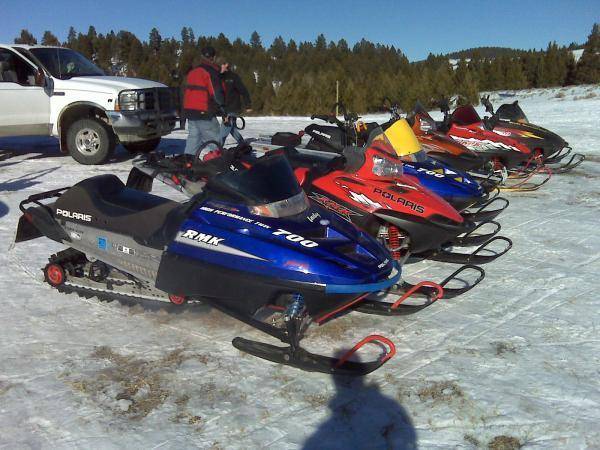 IndyDan, EricW,SW snowmobile. The blue Gen2.