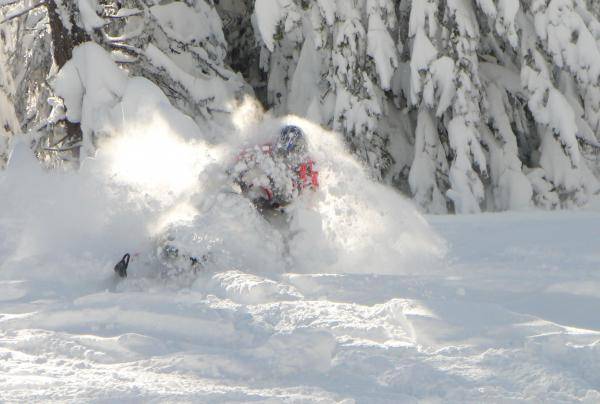 Jeff playing in the Powder