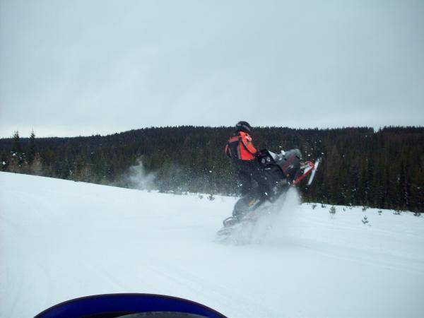 Jeff Riding The Track-E