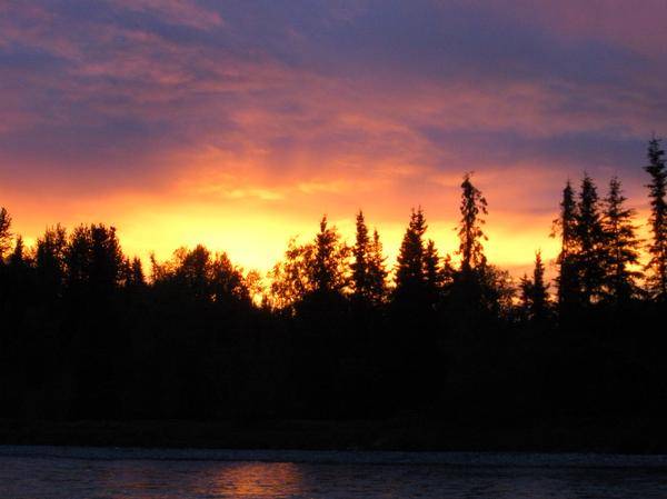 kenai river sunrise