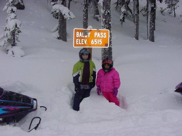 Kids when they were much younger at Baldy Pass, Wa.