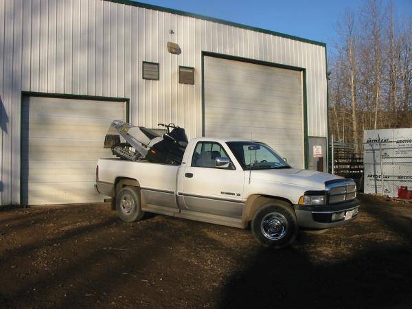 Loaded outside the IRC CatShack in Chetwynd.