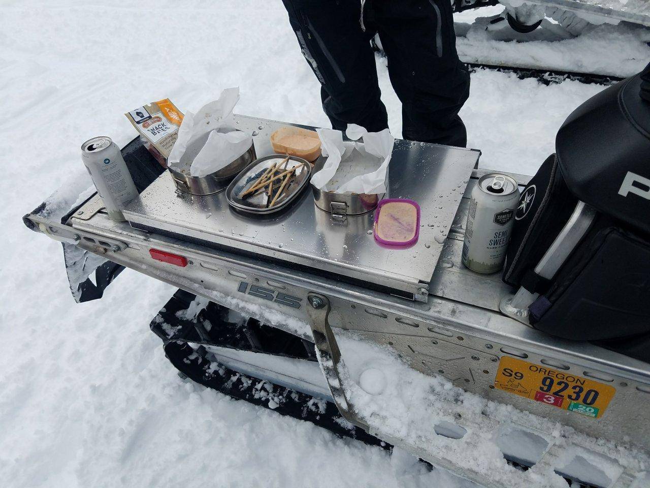 Lunch on top of Ice Boxx Pro