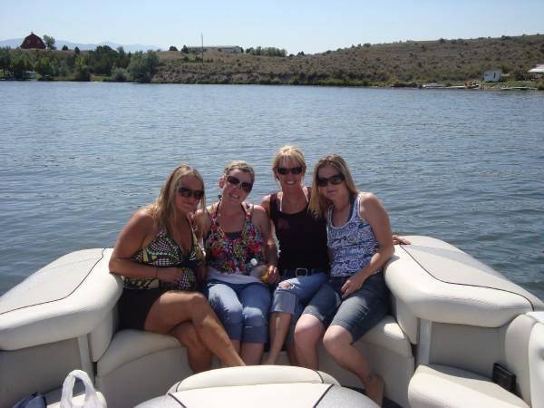 Mandy, Melissa, Me and Tammie - Hauser Lake 2009