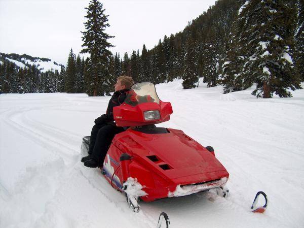 matt on sled