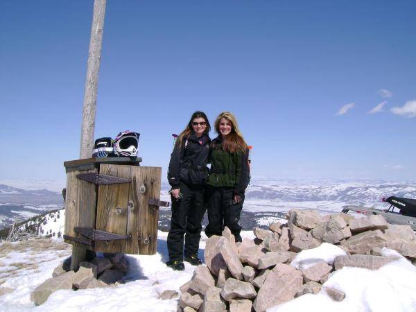 Me and Stacey on top of Sherman Peak!!!  What a great day!!!