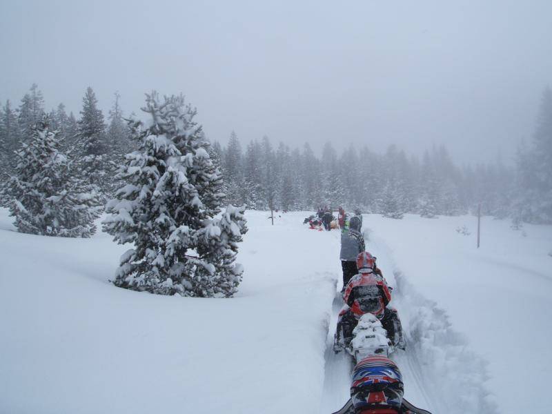 Medicine Lake ride after a sweet snow storm. &quot;Powder&quot;