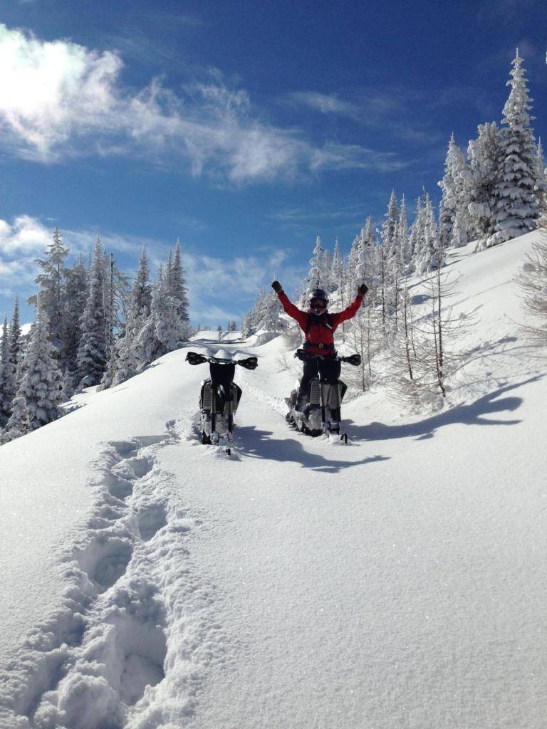 Mid winter pow