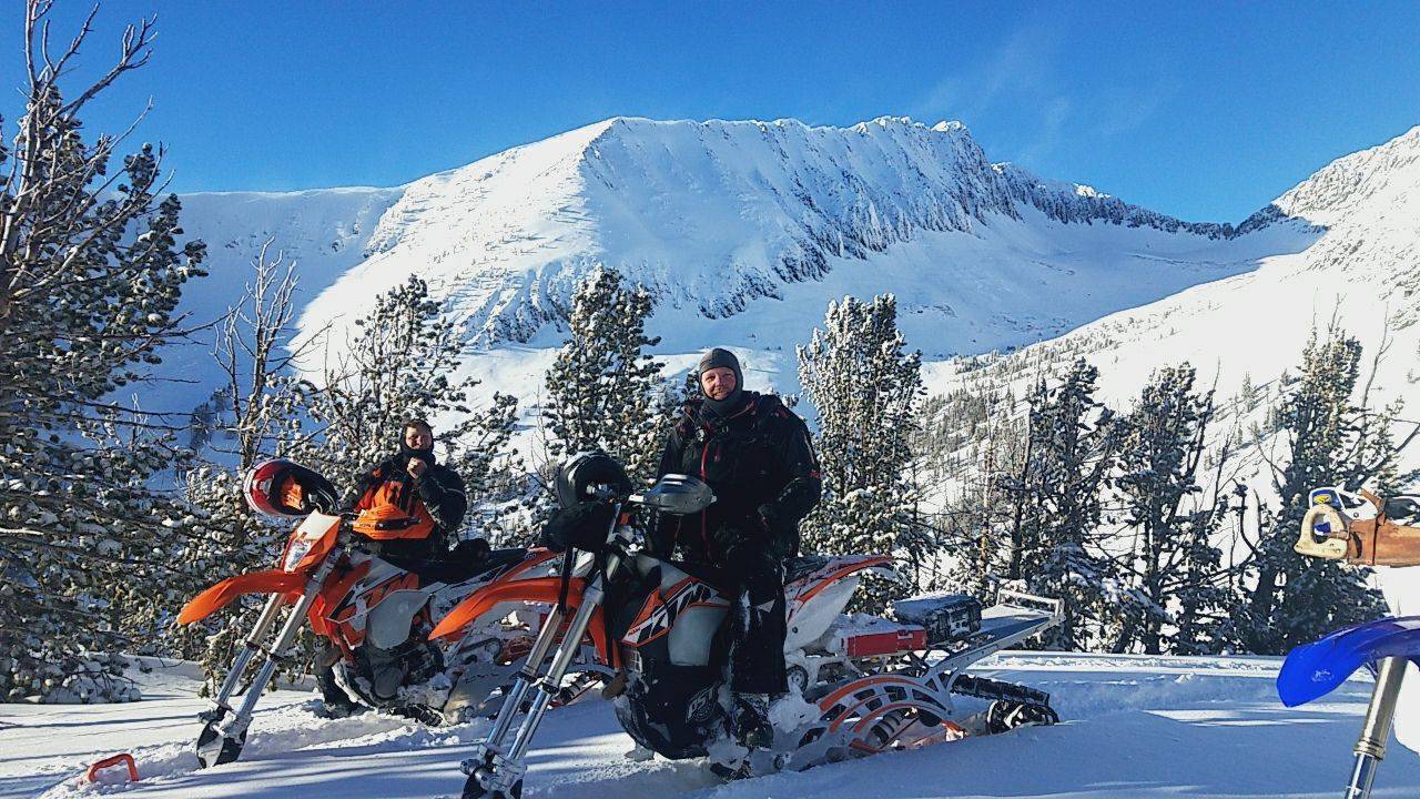 mike on snowbike 2018