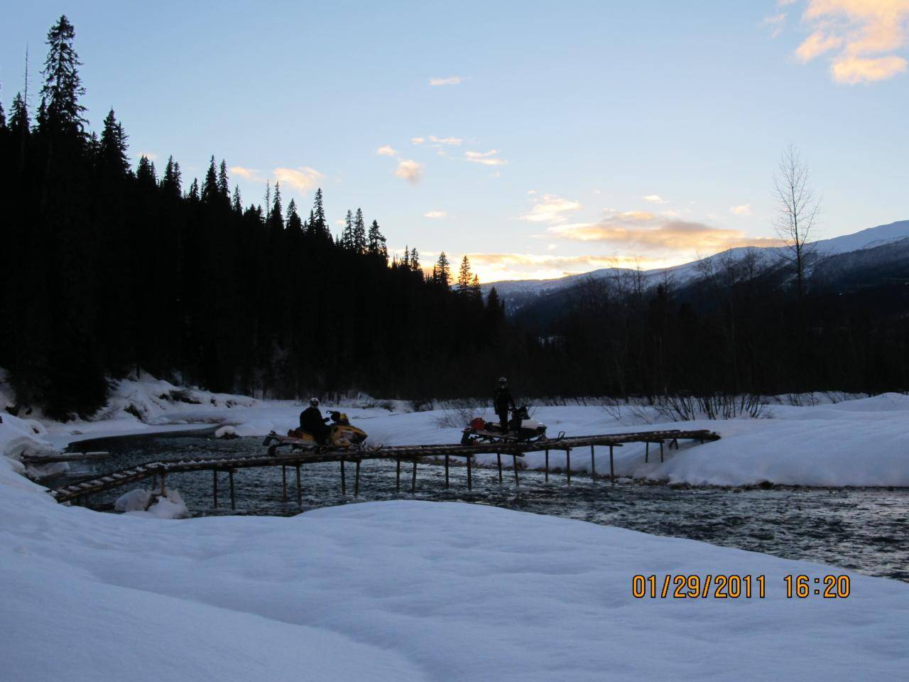 Mindy and Euc Pine Pass Ol Friend Bridge 2011